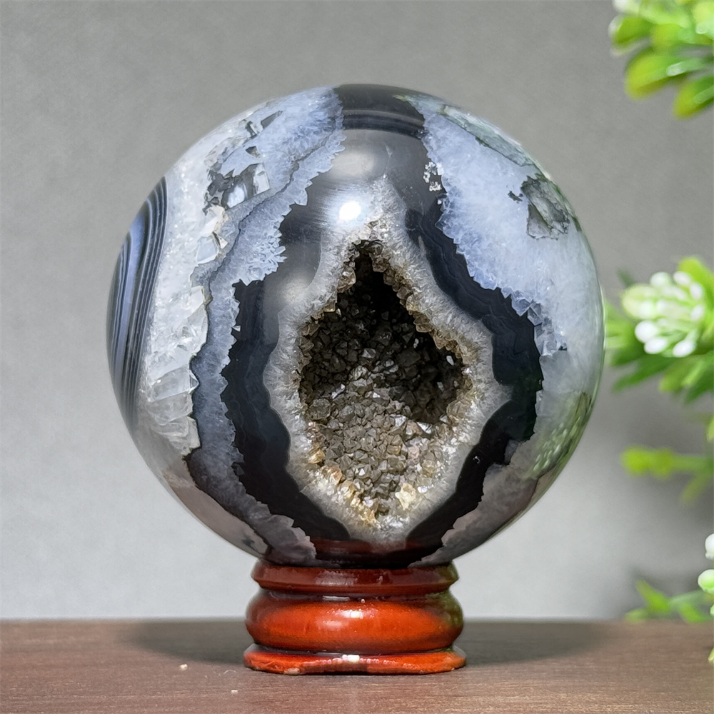 Natural Black Agate Mineral Qu - Renewable Energy Infrastructure recension och pris