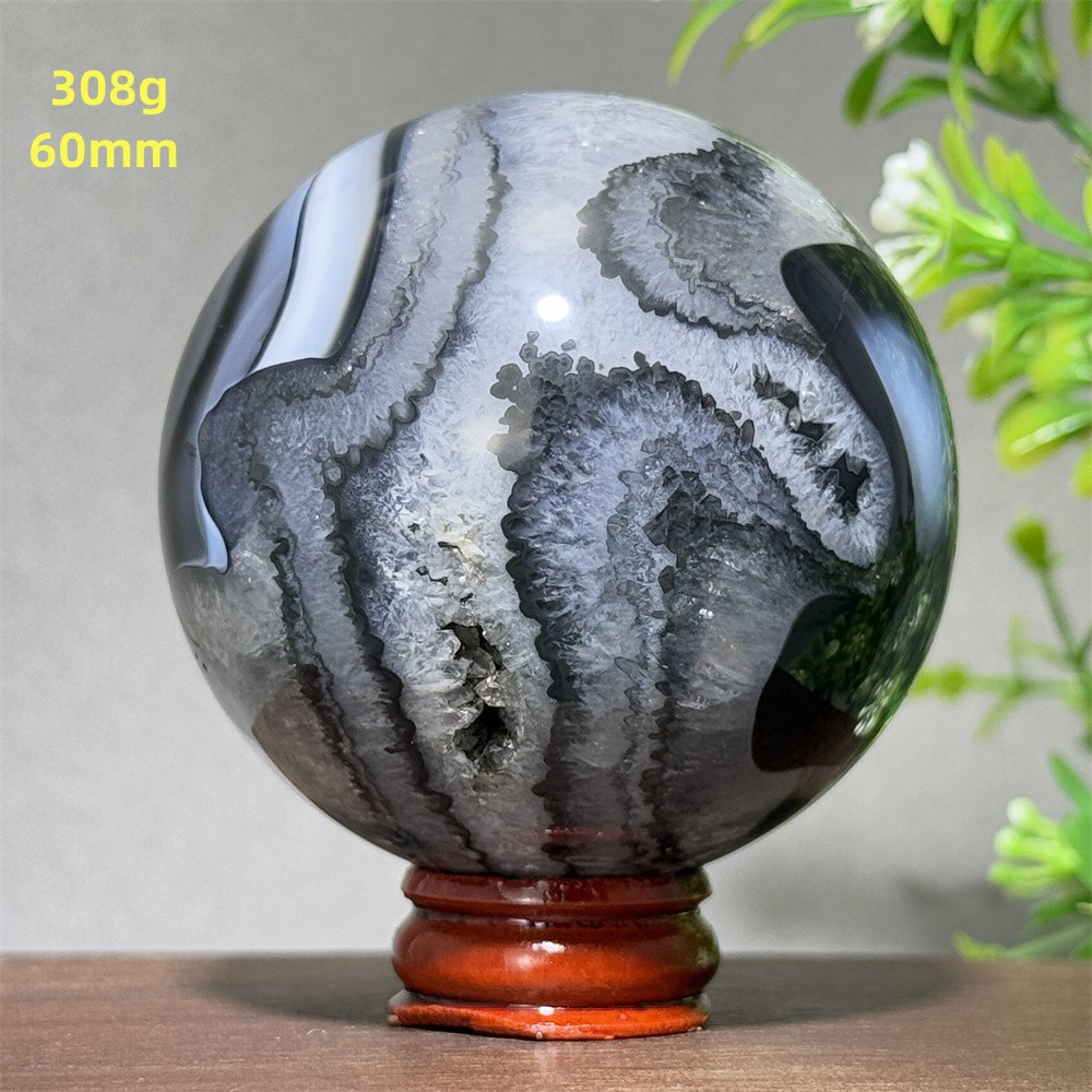 Natural Black Agate Mineral Qu - Renewable Energy Infrastructure recension och pris