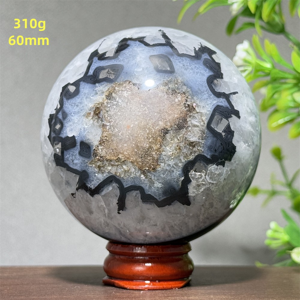 Natural Black Agate Mineral Qu - Renewable Energy Infrastructure recension och pris