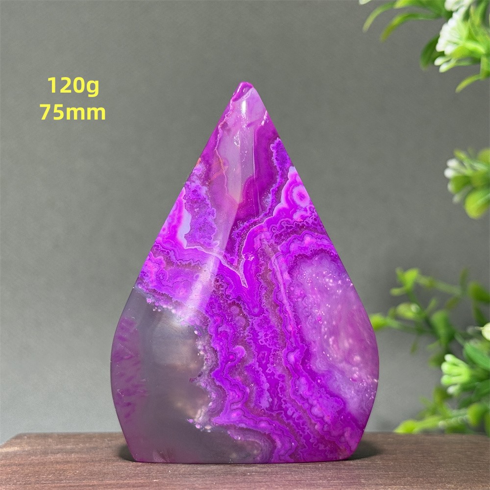 Natural Gemstone Purple Agate  - Renewable Energy Infrastructure recension och pris