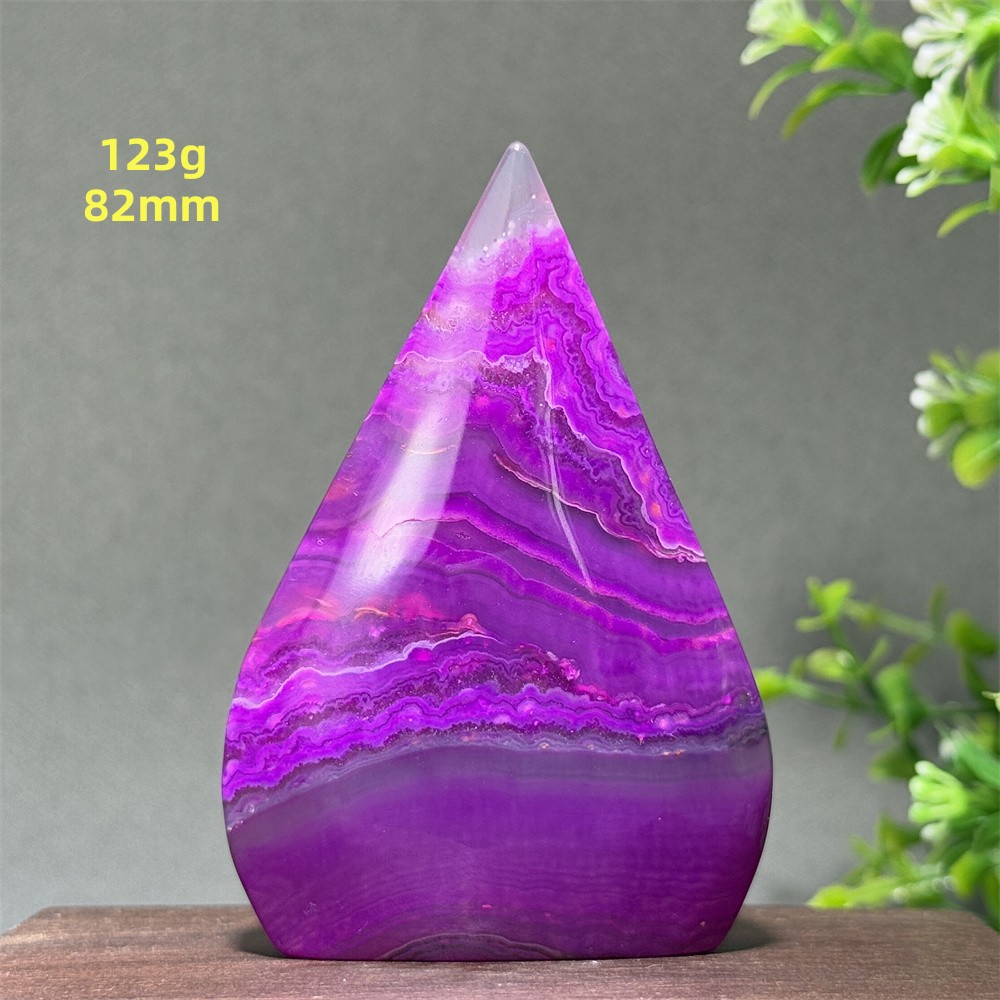 Natural Gemstone Purple Agate  - Renewable Energy Infrastructure recension och pris