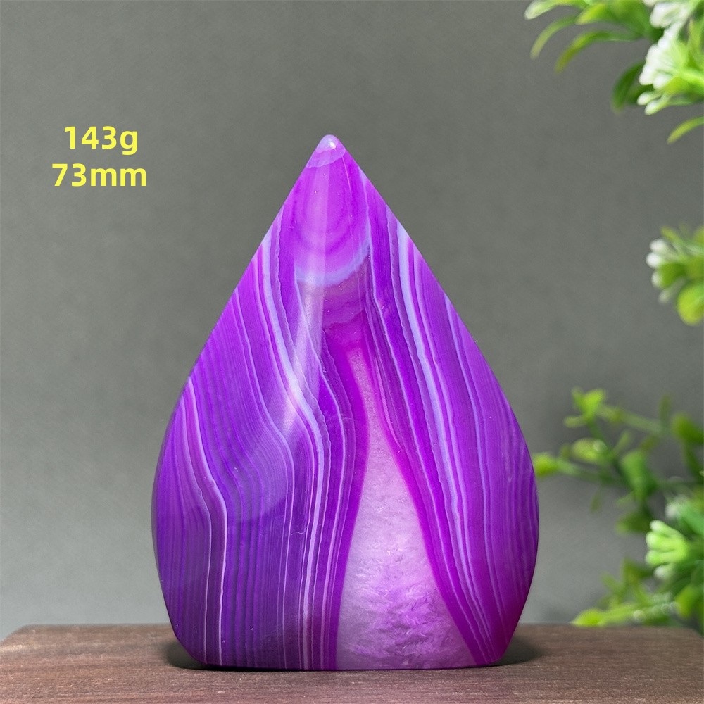Natural Gemstone Purple Agate  - Renewable Energy Infrastructure recension och pris