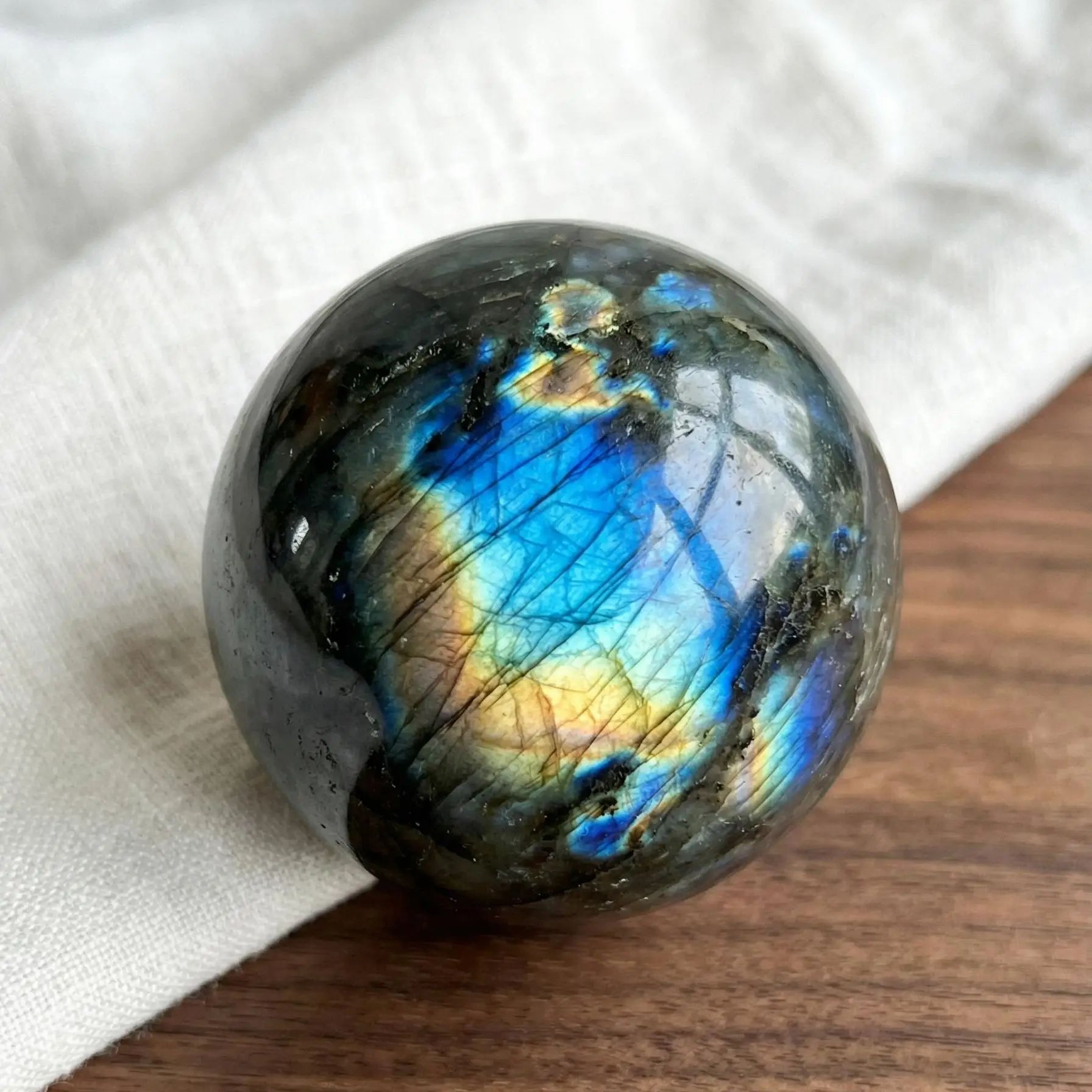 Natural Labradorite Sphere, Po - Renewable Energy Infrastructure recension och pris
