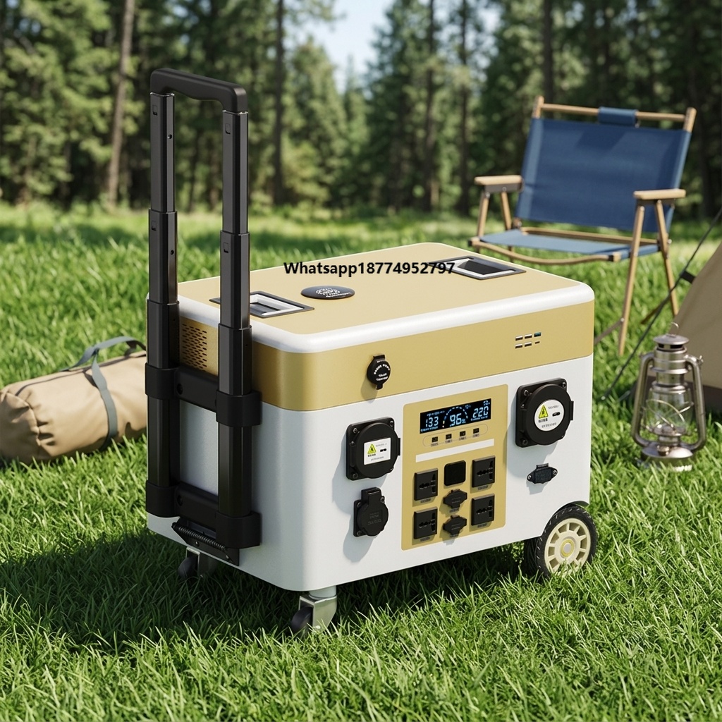 5000Wh Portable Solar Generato - Portable Power Station recension och pris