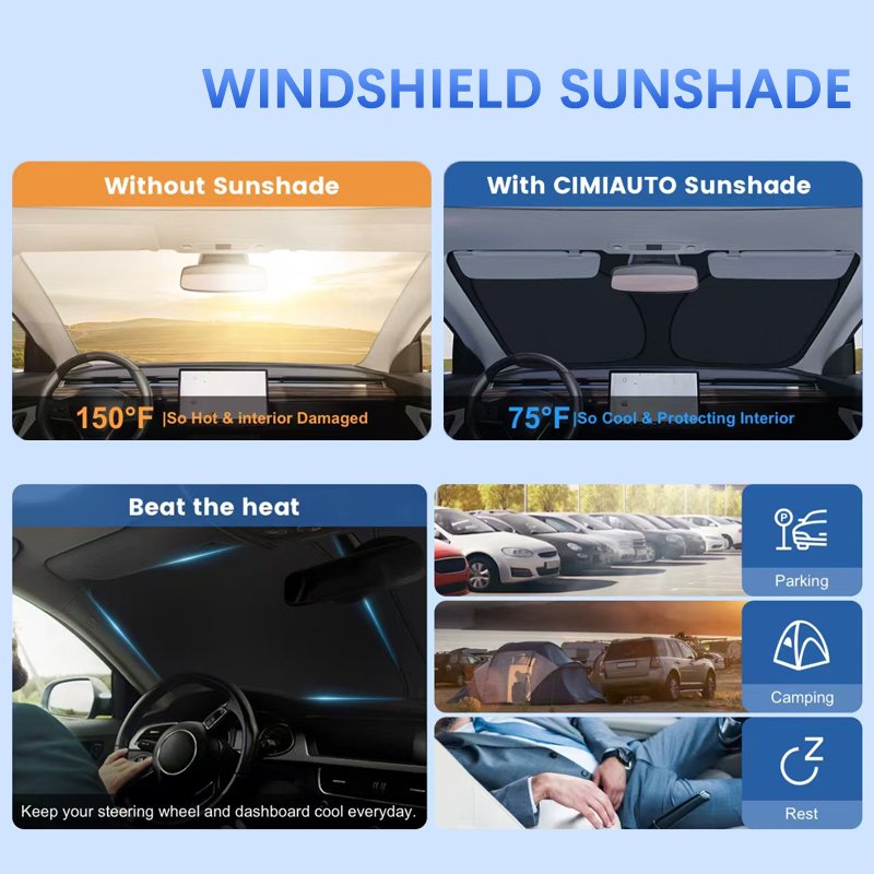 Car Windshield Sun Shade For K - Renewable Energy Infrastructure recension och pris