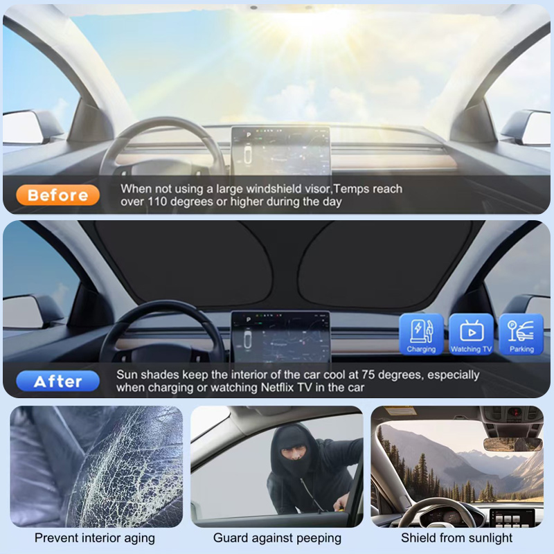 Car Windshield Sun Shade For K - Renewable Energy Infrastructure recension och pris